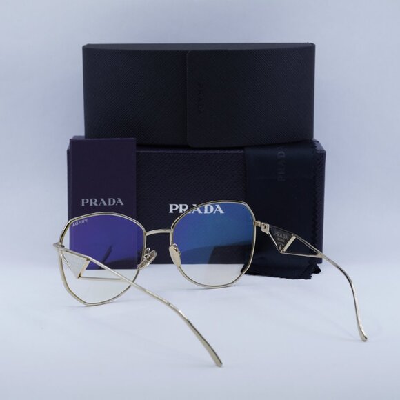 Final Price! Prada PR57YS ZVN08N Pale Gold Eyeglasses 57mm - Picture 11 of 11